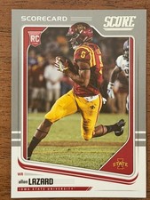 018 Score Scorecard Allen Lazard Rookie Card #391. rookie card picture