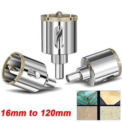 #ad #ad Diamond Core Hole Saw 16 120mm Tile Glass Drill Bit Cutter with Pilot Drill Bit $88.39