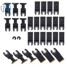 28Pack Professional Oscillating Saw Blades Universal Titanium Multitool Blades