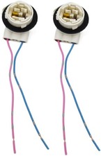 Wire Harness Pigtail Light Socket Compatible with LED and Standard Bulbs 3156