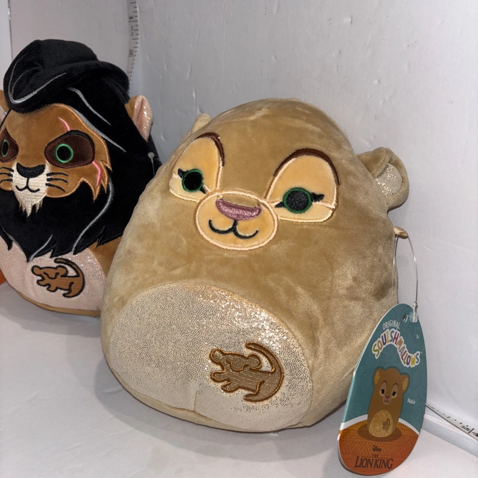 New Set Lion King SquishMallows : Simba,Nala,Scar,Timon! - Image 2 of 4