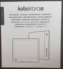 Image of kobo libra 2 ereader with small bundle that is photographed - unused