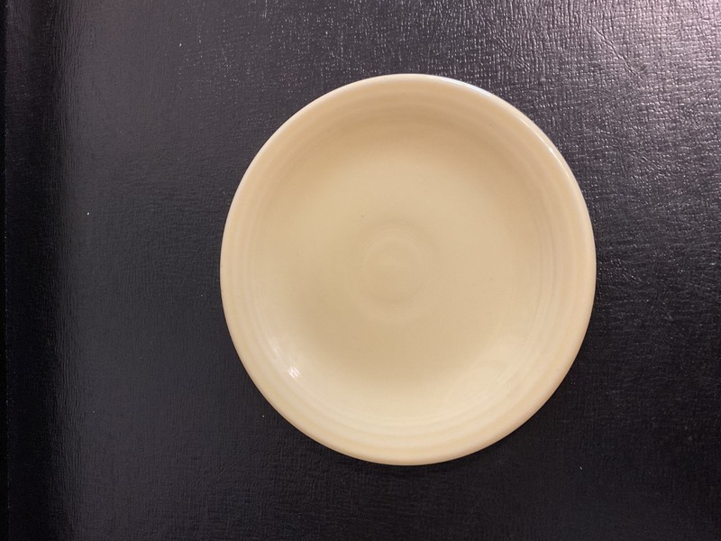 Homer Laughlin Fiesta Ware 6 Inch Bread Butter Plates Pale Yellow VTG