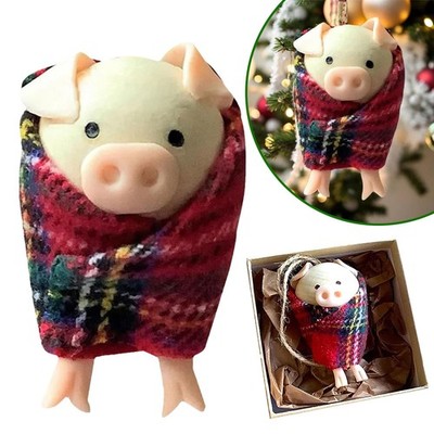 Pigs in Blankets Merry Christmas Gift Funny Xmas Tree Ornament Decoration AN