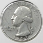 1953 Washington Quarter Dollar