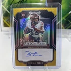 2025 Panini Prizm Draft Picks Football Gold Bhayshul Tuten #DPA-BTN