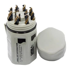 15 Piece HSS KFD Drill Set in Bit Cooler Case