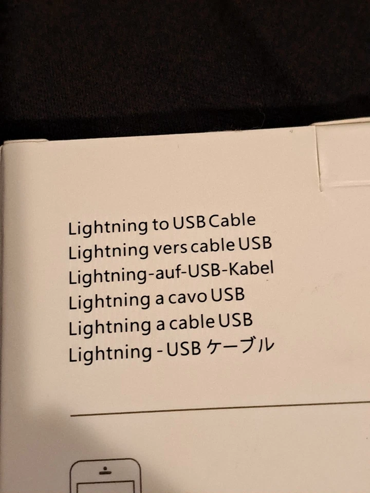 Apple Lightning Cable 4 Pack For iPhone 7 8 Plus 6 + 6s XR Max Usb 1m Supplies - Image 2 of 4