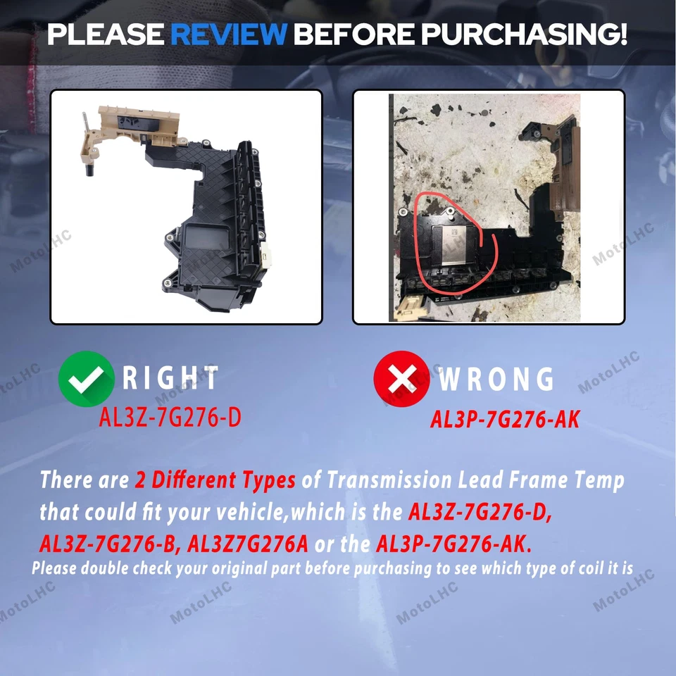 For Dorman 926-149 New Authentic 6R80 TCM Transmission Lead Frame AL3Z-7G276-D Foto 3 de 4