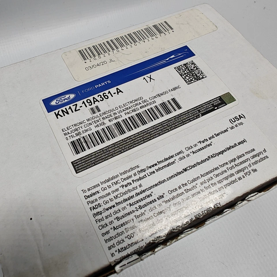 Nuevo Ford KN1Z-19A361-A 19-23 Mustang 19-21 F-150 Sistema de Seguridad Perímetro Foto 3 de 4