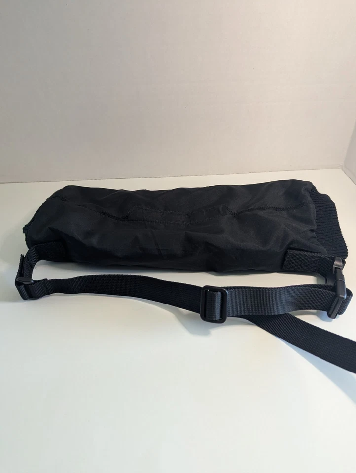 Nike Hyperwarm Negro Blanco Swoosh Logo Adulto Calentador de Manos Cinturón con Bolsillo Térmico Foto 2 de 4