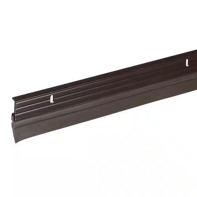 36 In. X 0.25 in Bronze Premium Aluminum and Vinyl Door Sweep