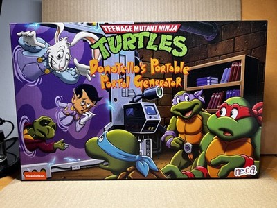 NECA TMNT Cartoon Donatello Portable Portal Generator Playset Accessory New