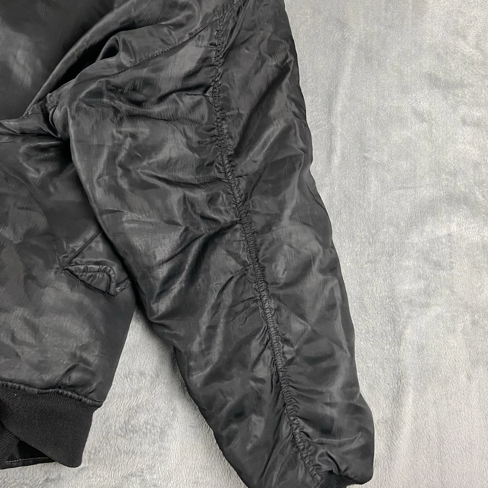 Jacket Flyer’s Men’s MA-1 Intermediate M-1 Blck Reversible Military Bomber Sz XL - Image 4 of 4