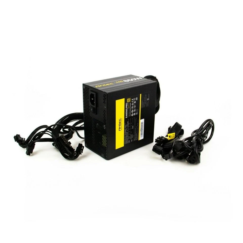 Antec ea650g pro-ec 650 W ATX schwarz Einheit Netzteil Energie - Bild 2 von 4