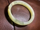 Jade bangle 59mm inside uncertified rounded inside polished nice ping cool touch — photo 7
