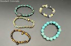 Natural Mineral Stone Jewelry Set - 243g — photo 3