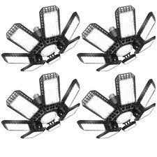 4 Pack Led Garage Light 240w 24000lm 6500k Led Shop Lights Garage Lights Ceiling