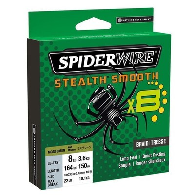 Spiderwire Stealth Smooth 8 0,11mm 10,3kg 300m Translucent Weiß Geflochtene Schn