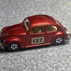 Vintage Lesney Matchbox Superfast No. 15 Volkswagen Beetle 1500 Saloon VW Bug