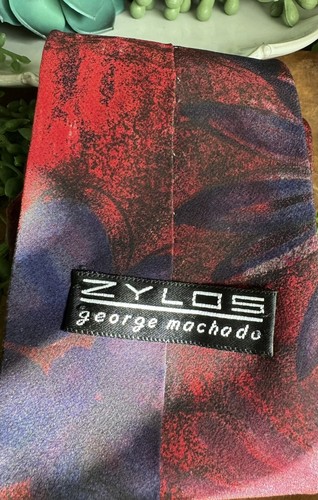 Zylos George Machado 100% Silk Necktie Tie