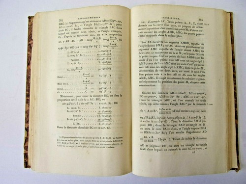  A.M Legendre. Geometrieelemente mit Notizen 14 Tafeln 1840 - Bild 10 von 12