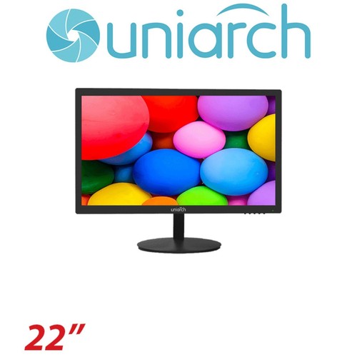 Uniarch 22" LED Monitor for CCTV, Video, & Office Use - 60Hz Backlight - Picture 11 of 18