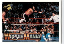 1990 Classic WWF The History of Wrestlemania #79 Bret Hart  Honky Tonk Man