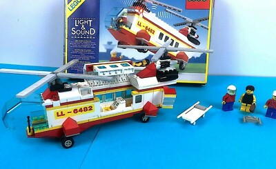 LEGO Vintage Classic Town Rescue Helicopter 6482 with Box and