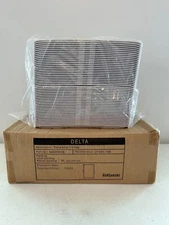 Huhtamaki 50 NEW Delta Airlines White Atlas 1/2 Plastic Serving Trays 10.5"x7.5"