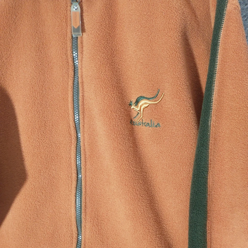 Australia Jacket Mens Polar Fleecy Antipilling Jacket XL Hiking Outdoors travel - Image 3 of 4