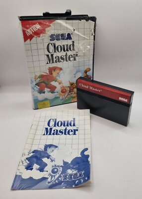 Sega Master System Cloud Master Videospiel in OVP mit Handbuch 1989