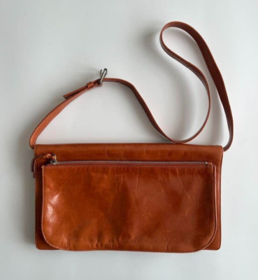 バッグ MIU MIU 90s Archive moon shoulder bag Miu Miu Archive Shoulder Bag Leather Black Vintage 90s Used
