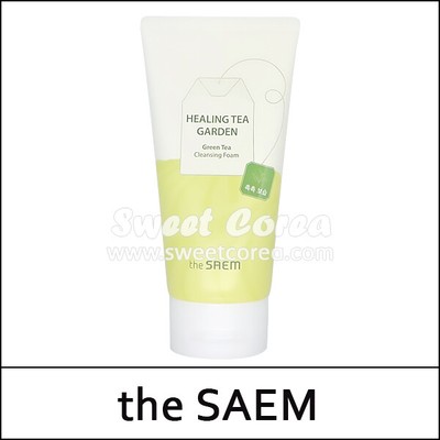 the saem healing tea garden tea tree cleansing foam