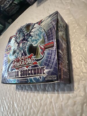 Yugioh Photon Shockwave 1st Edition Booster Box 24 Pack new open
