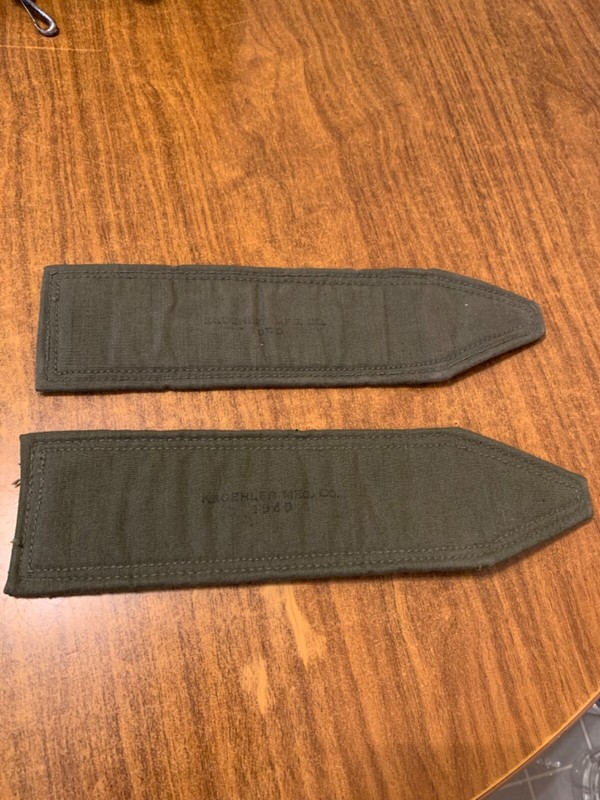 WWII SHOULDER PADS FOR BACK PACK