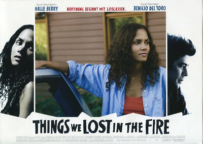 THINGS WE LOST IN THE FIRE: 1 Fotoaushangsatz (4  Fotos) HALLE BERRY  BENICIO DE