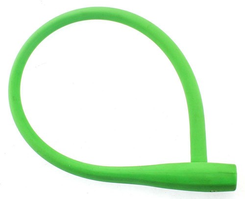Knog Kabana Cable Bike Lock 740mm Lime Green Silicone Steel Cable Keyed New - Picture 2 of 6