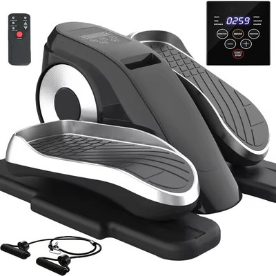 Electric Under Desk Elliptical Machine Exercise Trainer with Remote,LCD Display