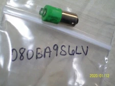 GENERAL ELECTRIC  080BA9S6LV LED BULB GREEN 6V