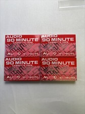 Four 90 Minute Cassette Tapes New