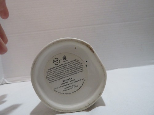 RAE DUNN WHITE "BLESSED" VANILLA SCENTED CANDLE FALL-HALLOWEEN - Picture 3 of 4