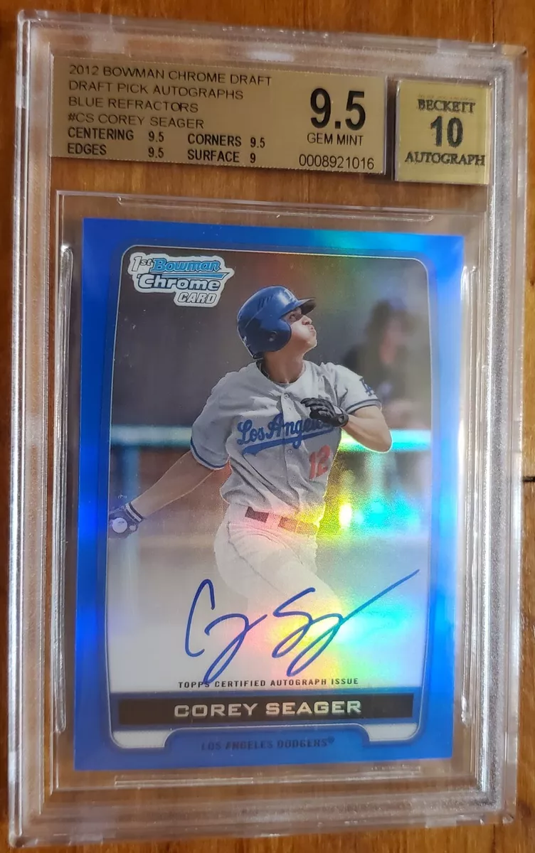corey seager 1st bowman chrome auto | www.avredentor.com.br