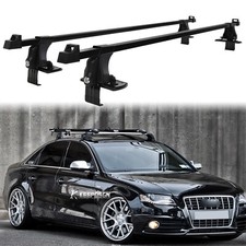 54 For Audi A3 A4 S3 S4 Bare Roof Rack Crossbar Luggage Kayak Carrier Lock