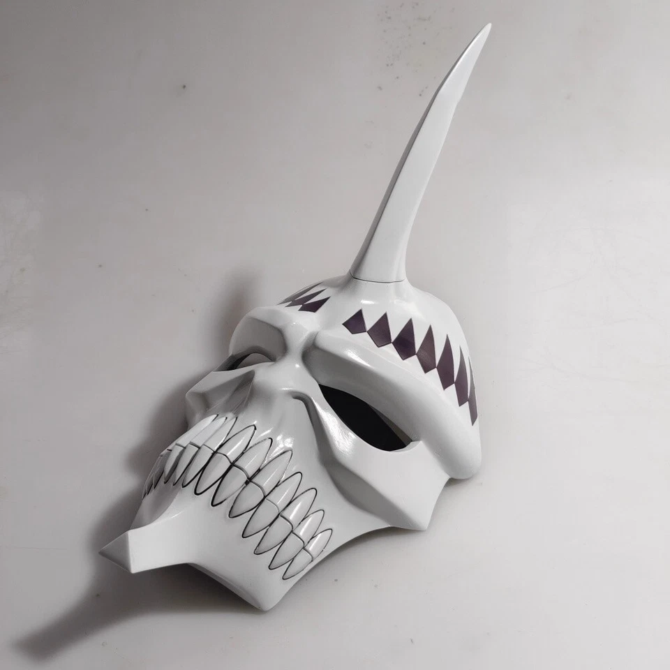 Máscara facial completa Anime Bleach Hiyori Sarugaki FRP casco colección utilería de Halloween Foto 3 de 4