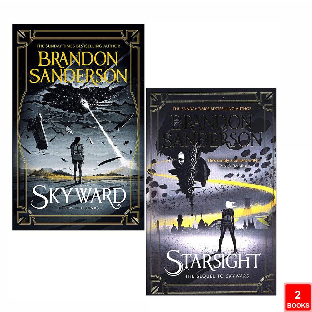 Brandon Sanderson Skyward Series 2 Books Collection Set Paperback NEW