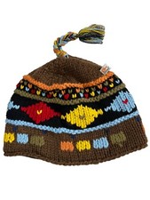 Screamer SNOWBOARD BEANIE Black Fleece Lined Knit Ski Snow Hat