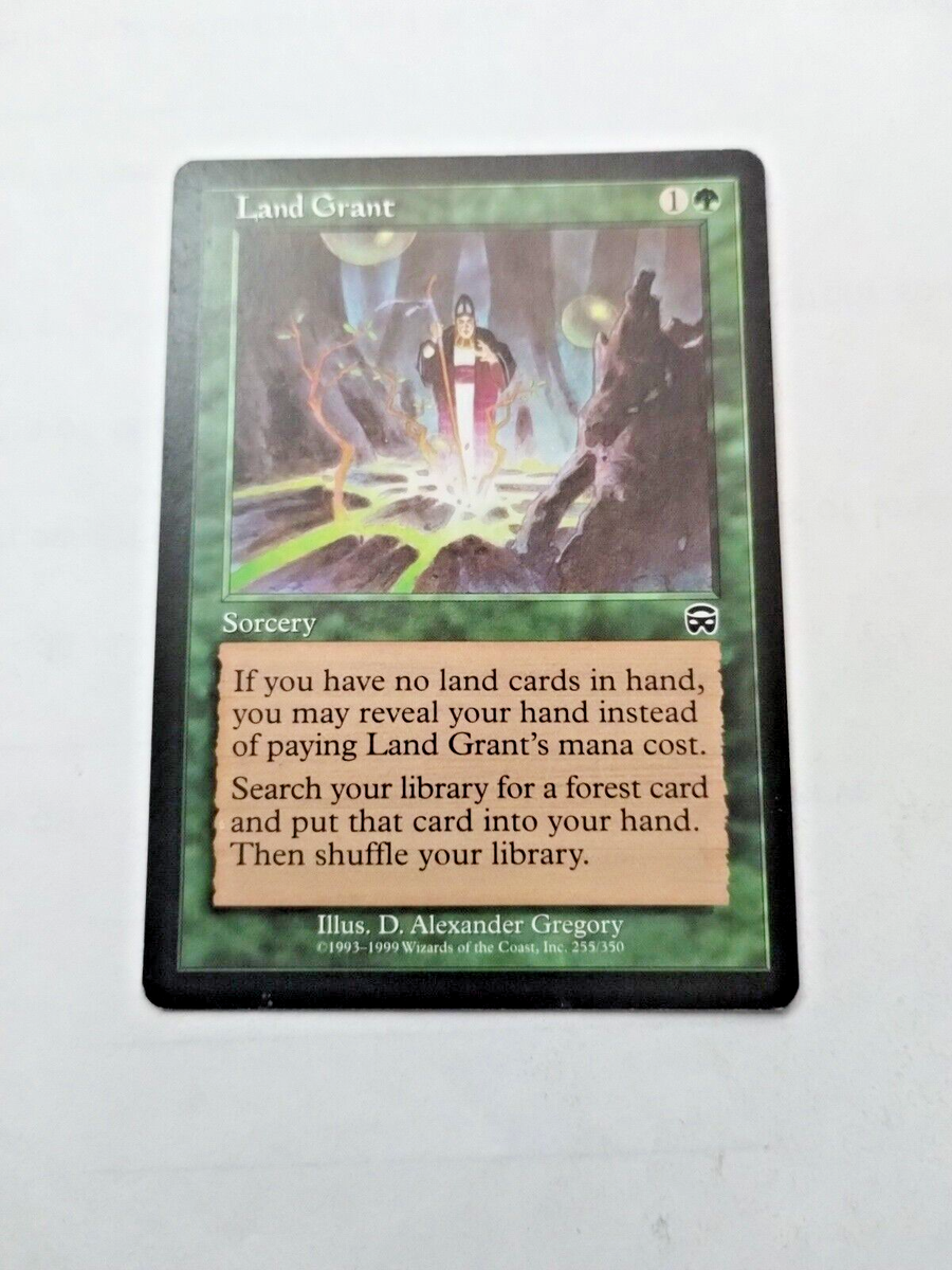 MTG 土地譲渡/Land Grant Foil MMQ 4枚セット MTG 土地譲渡/Land Grant
