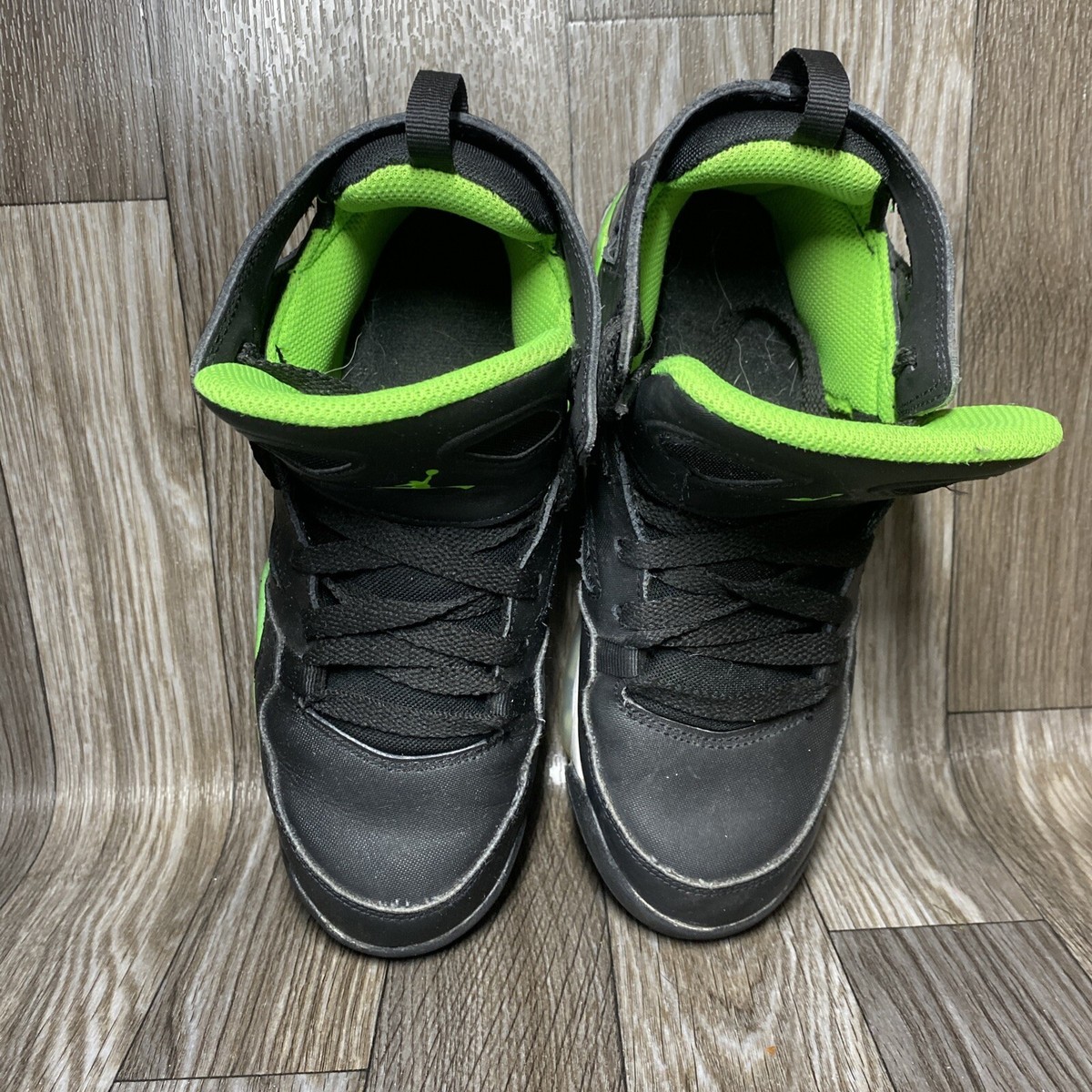 Jordan Flight Club 91 Black Green Strike White GS Youth 