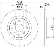 Disque de frein Mazda MX5